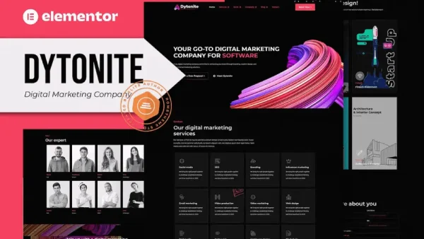 Dytonite: Elementor Template Kit for Digital Marketing Companies