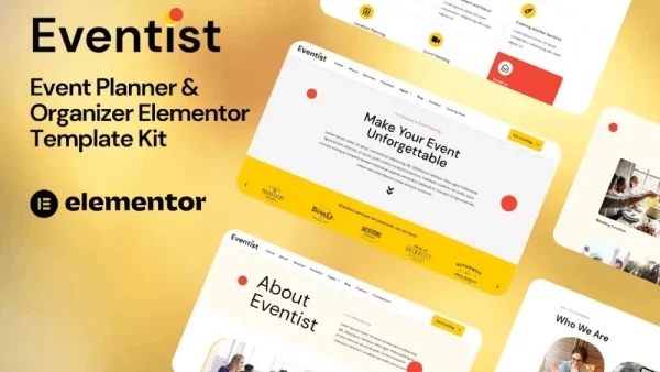 Eventist – Elementor Template Kit for Event Planners & Organizers