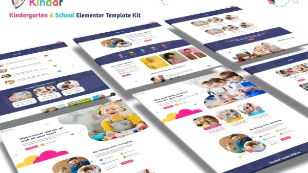 Kindar: Elementor Template Kit for Kindergartens & Schools