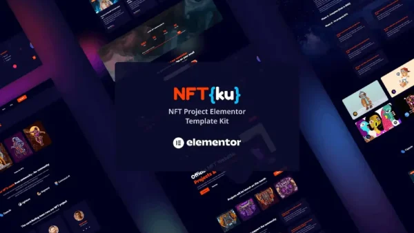 NFTku – Elementor Template Kit for NFT Projects & Communities