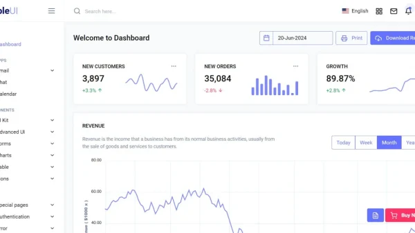 Noble UI - Bootstrap Admin Kit for Efficient Dashboard Management