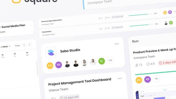 Square Dashboard UI Kit: 300 Screens for Web and Mobile Dashboards