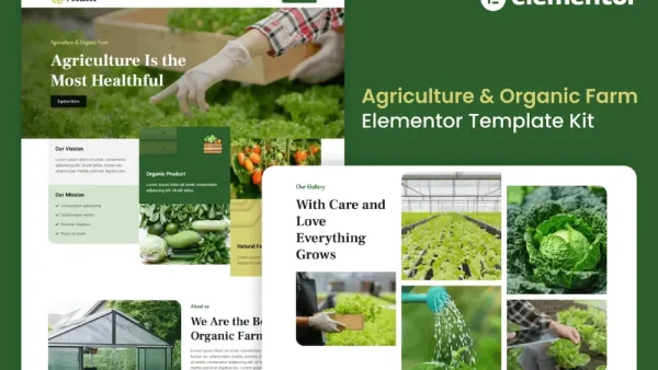 Atani – Elementor Template Kit for Agriculture & Organic Farming