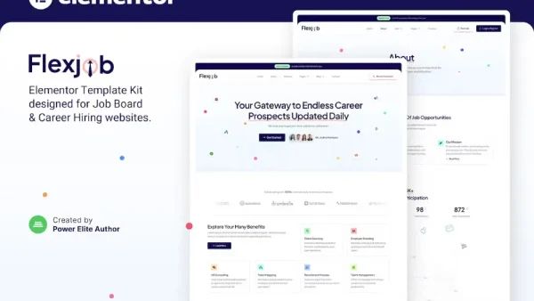 Flexjob – Elementor Template Kit for Job Board & Recruitment Services