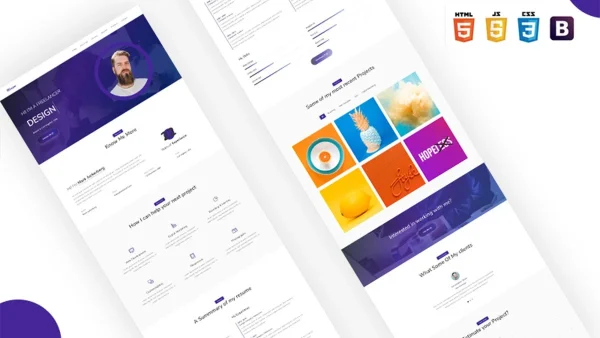 IKnow - One Page CV/Resume/Portfolio HTML5 Template