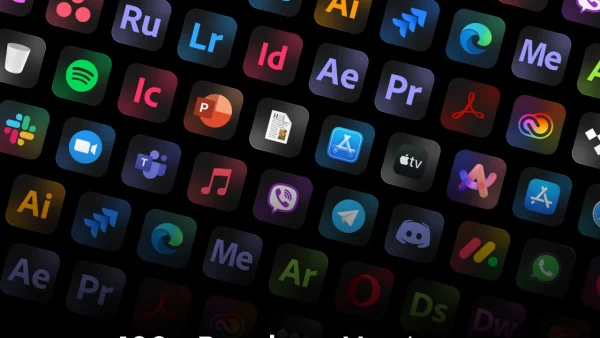 MacOS App Icons Set - Figma & PNG Files | MAI001