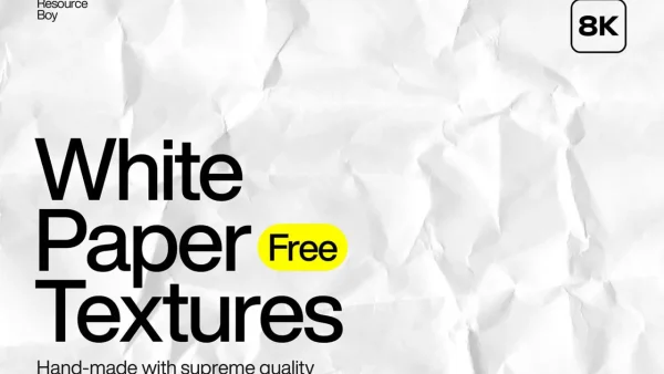 50+ White Paper Textures - High-Resolution PNG Files | WPT001