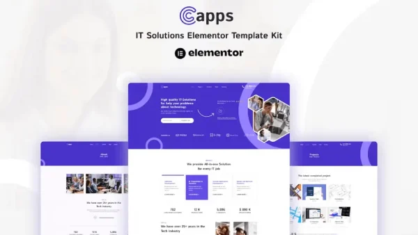 Capps – Elementor Kit for IT Solutions & Business Services