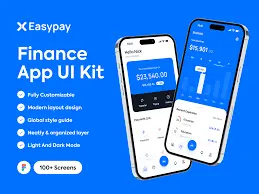 Easypay - Finance App UI Kit with 100+ Screens for Figma