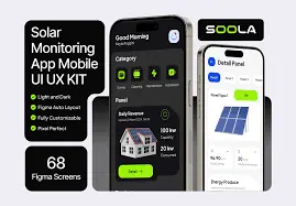 Soola - Solar Management Mobile App UI Kit with 68 Screens