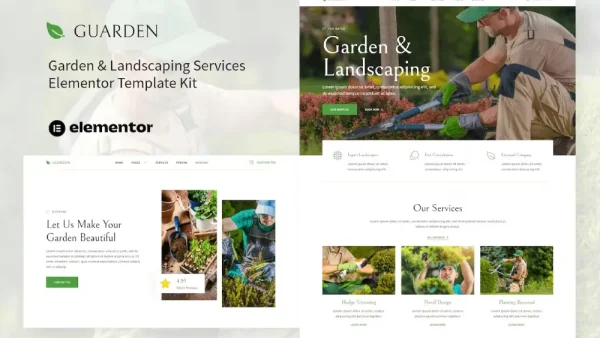 Guarden – Elementor Template Kit Garden & Landscaping Services