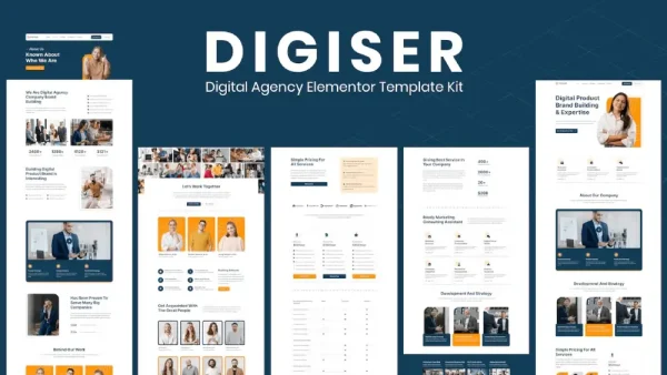 Digiser: Elementor Template Kit for Digital Agencies & Corporate Business