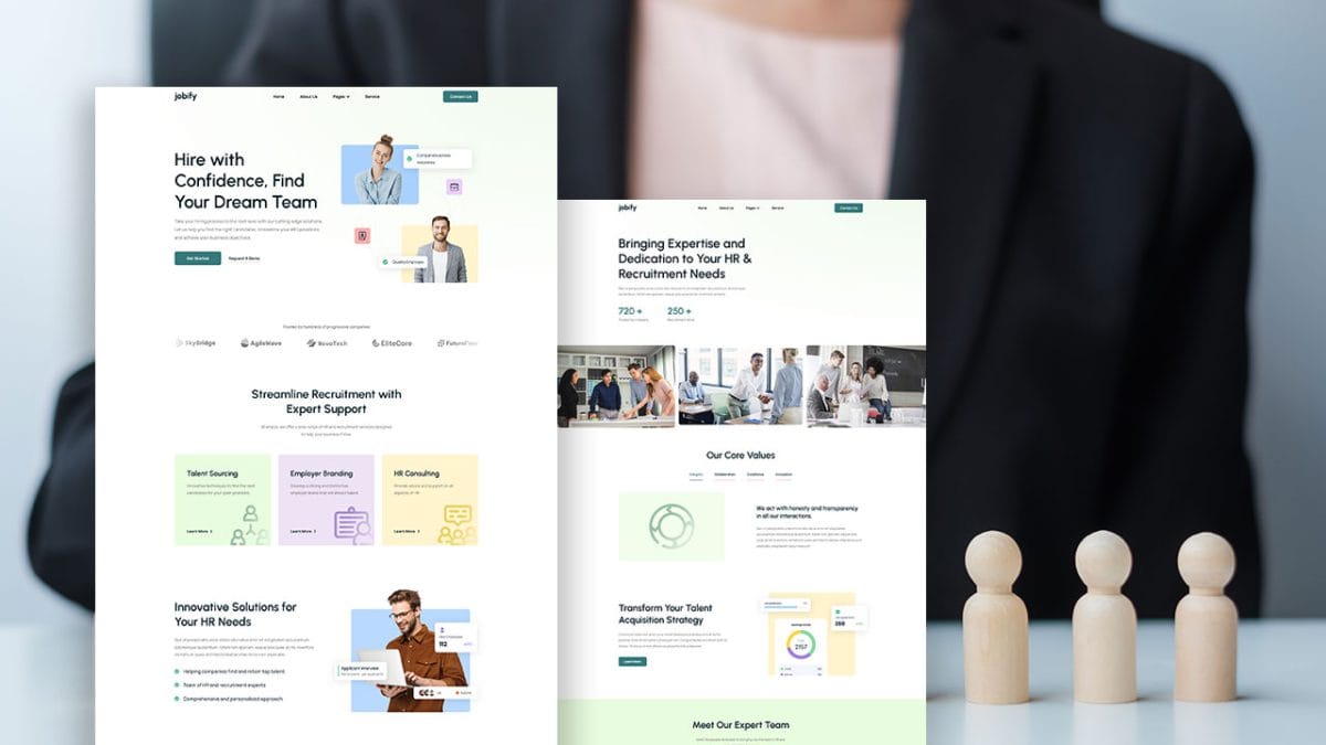 Jobify: Elementor Template Kit for Human Resources & Recruitment Agencies