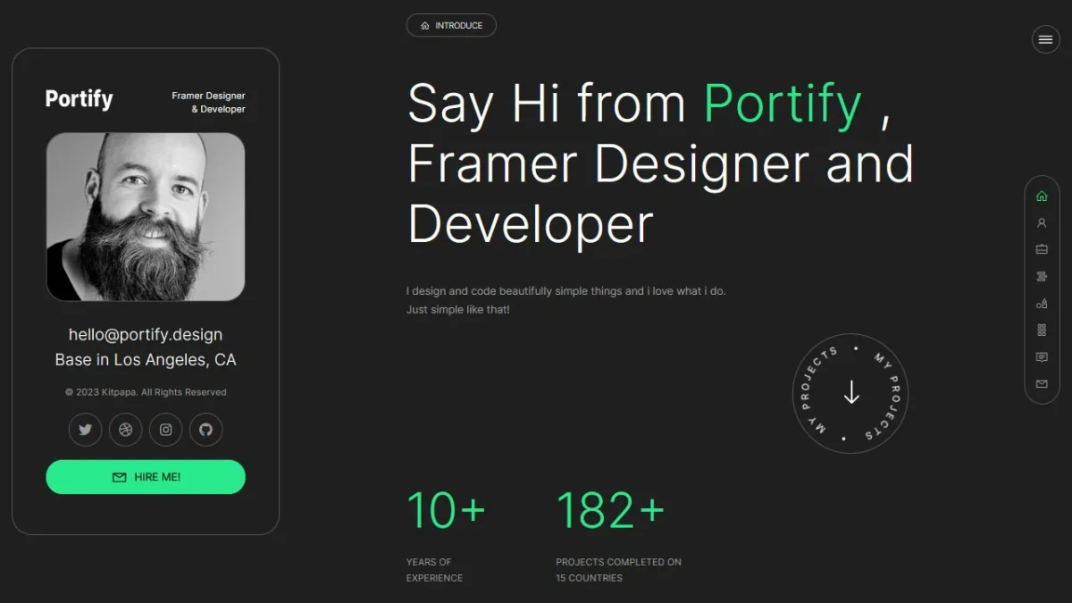 Portify: Elementor Template Kit for Creative Portfolios