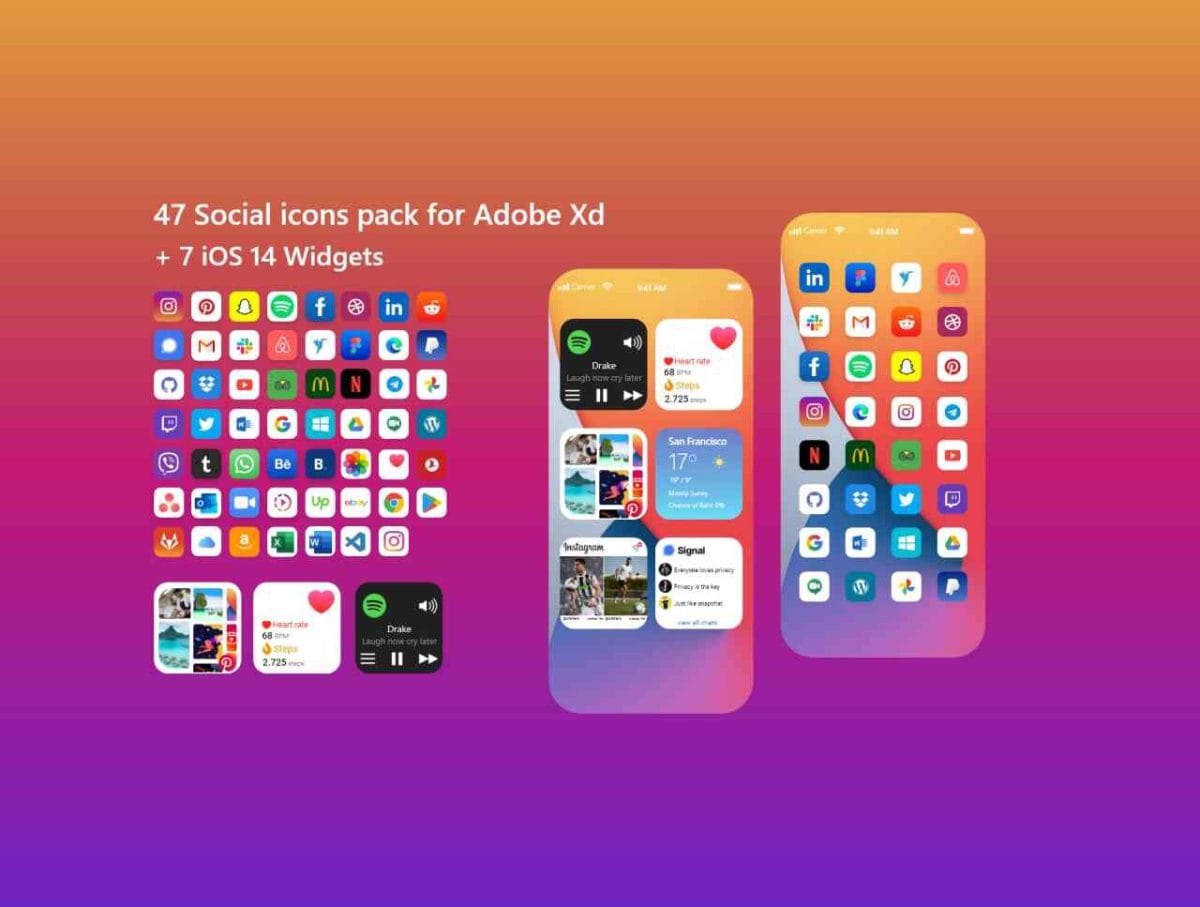 Icons and Widgets Pack – Customizable Icon Set in Figma Format