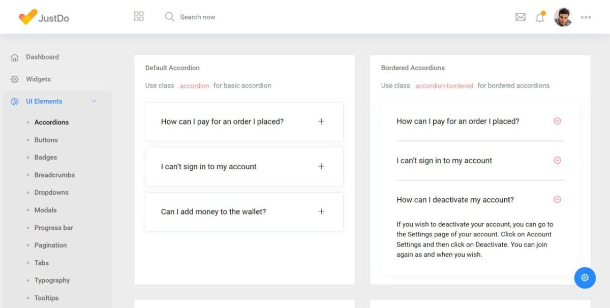 Just Do - Bootstrap HTML Admin Template