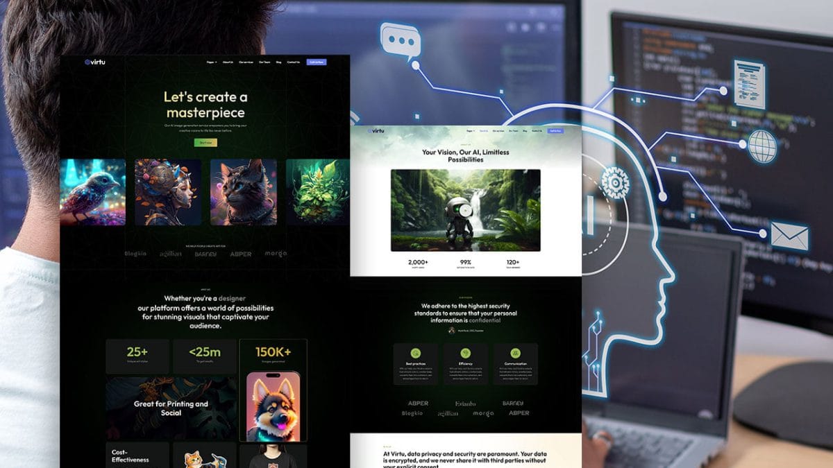 AI Startup & GPT Chatbot Elementor Template Kit by Virtual AI