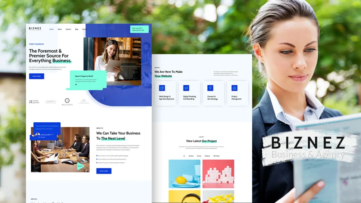 Biznez: Elementor Template Kit for Creative Business & Agencies - Image 1