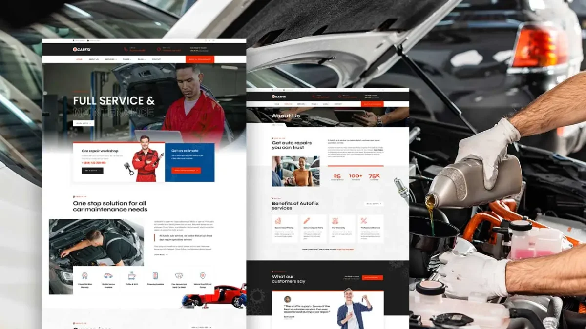 CarFix: Elementor Template Kit for Car Repair & Auto Services - Image 1