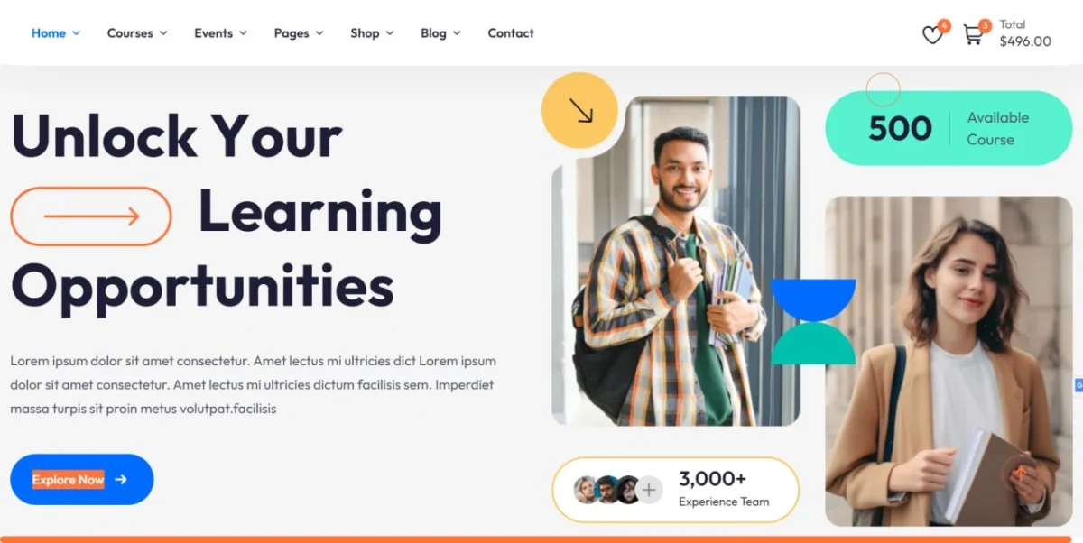 Edupath - HTML Bootstrap Template for Educational Institutions - Image 1