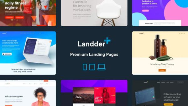 Landder+ Lead Generation HTML Landing Pages - Premium & Customizable
