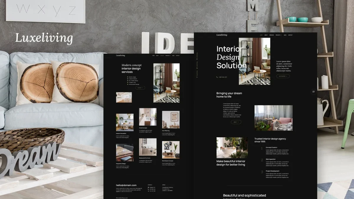 LuxeLiving: Elementor Template Kit for Architecture & Interior Design - Image 1