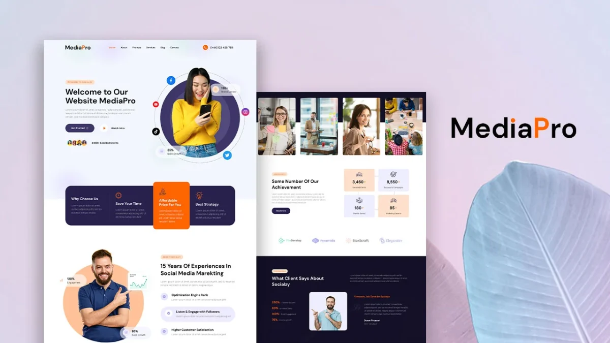 Mediapro: Elementor Template Kit for Digital Marketing Agencies - Image 1