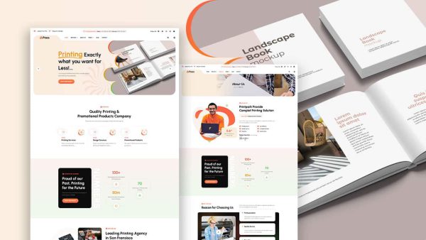 Press: Elementor Template Kit for Printing & Design Companies