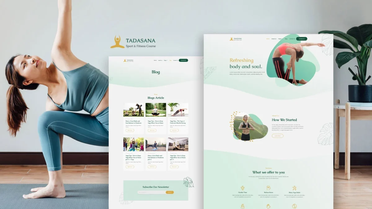 Tadasana: Elementor Template Kit for Yoga Teacher & Studio - Image 1