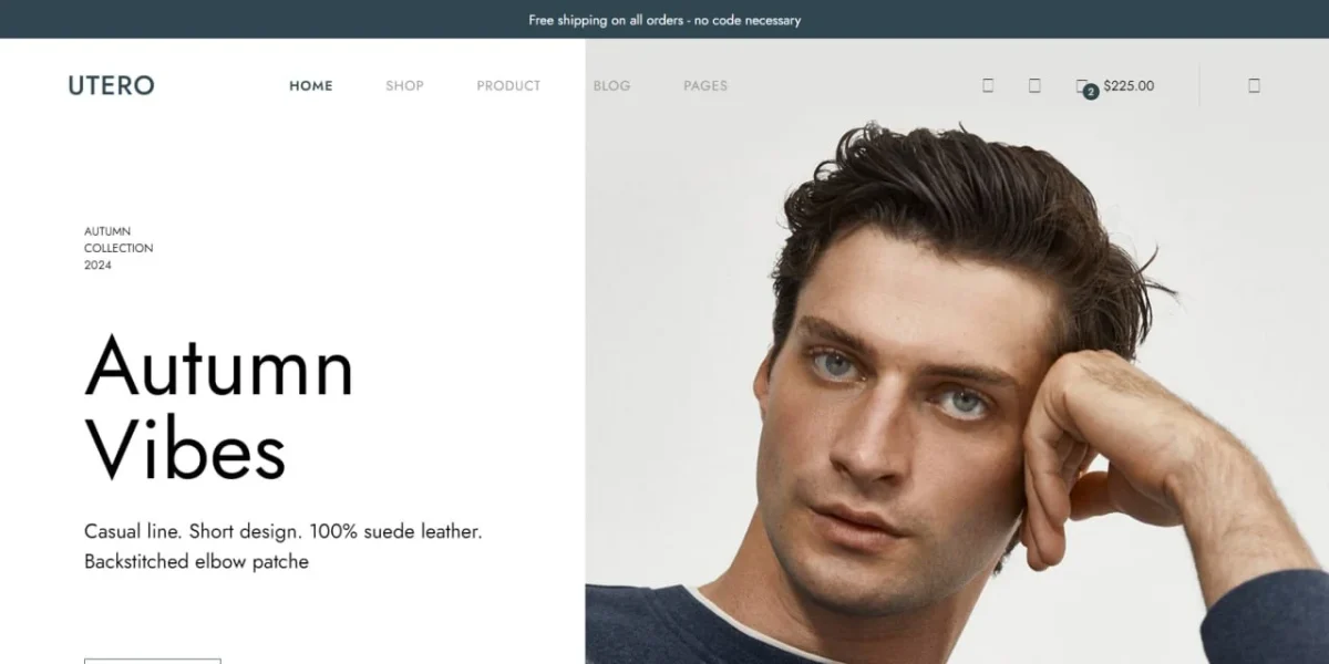 Utero - Bootstrap E-commerce Templates for Modern Online Stores - Image 1