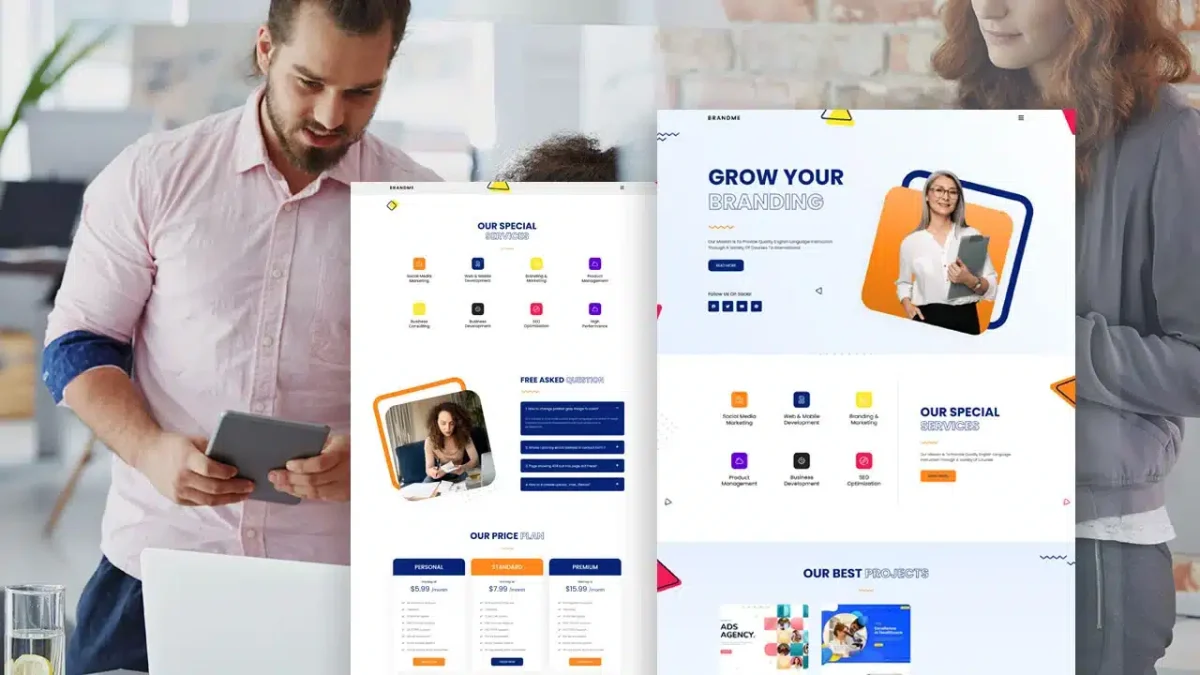BrandMe: Elementor Template Kit for Creative Branding Agencies - Image 1