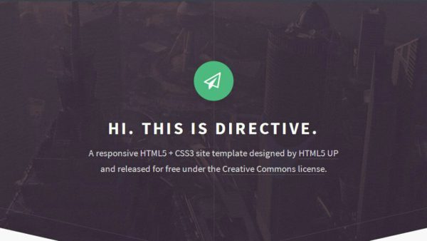 Directive HTML Template for Business and Corporate Sites