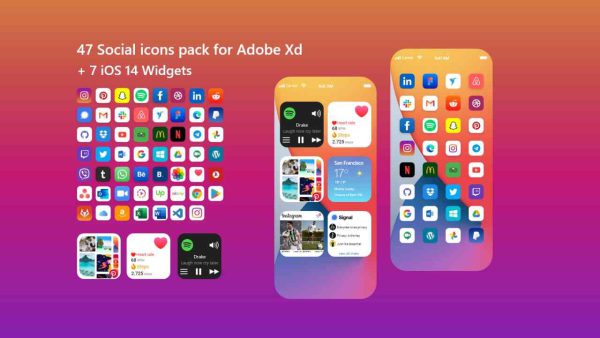 Icons and Widgets Pack – Customizable Icon Set in Figma Format