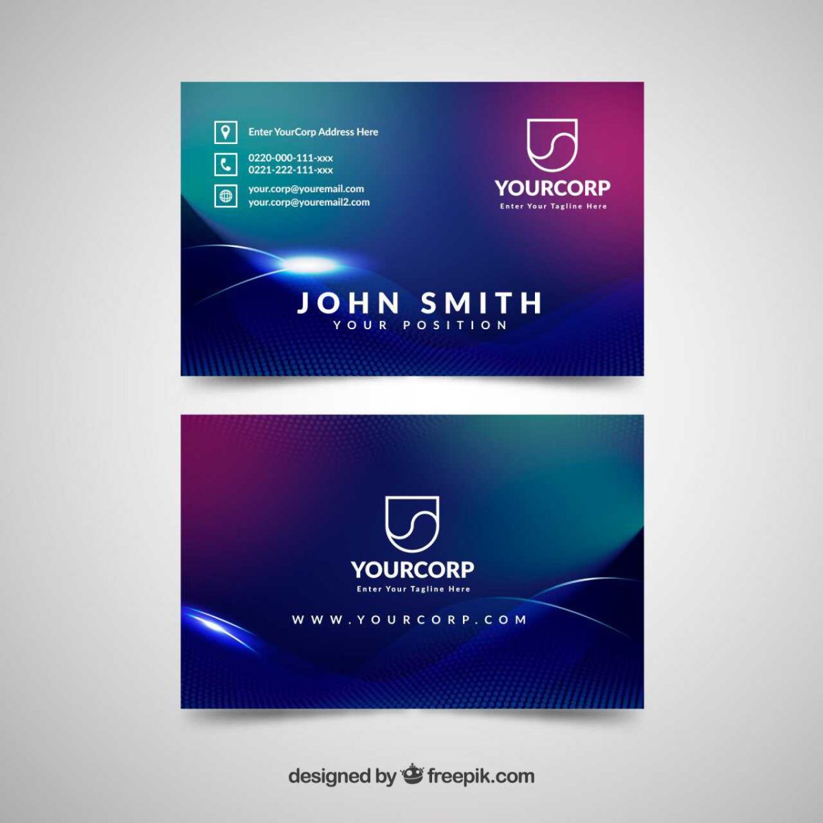 Professional Business Card Template Customizable Design – R3L7J8 - Image 1