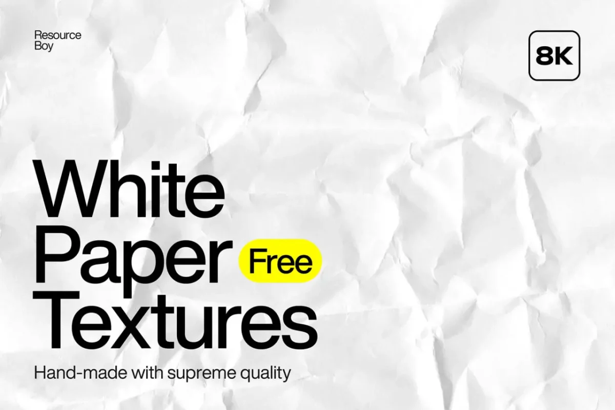 50+ White Paper Textures - High-Resolution PNG Files | WPT001 - Image 1