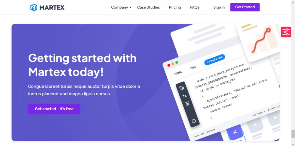 Martex - SaaS HTML Theme for Modern Software Solutions - Image 1
