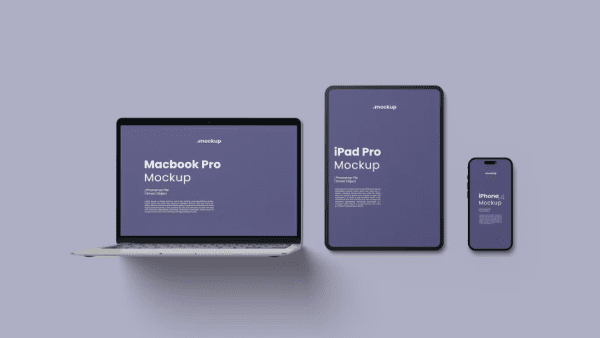 Cyberpunk Glass Laptop Mockup - High-Resolution PSD for Adobe Photoshop