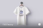 T-Shirt Mockup - High Resolution, Customizable PSD with Smart Objects