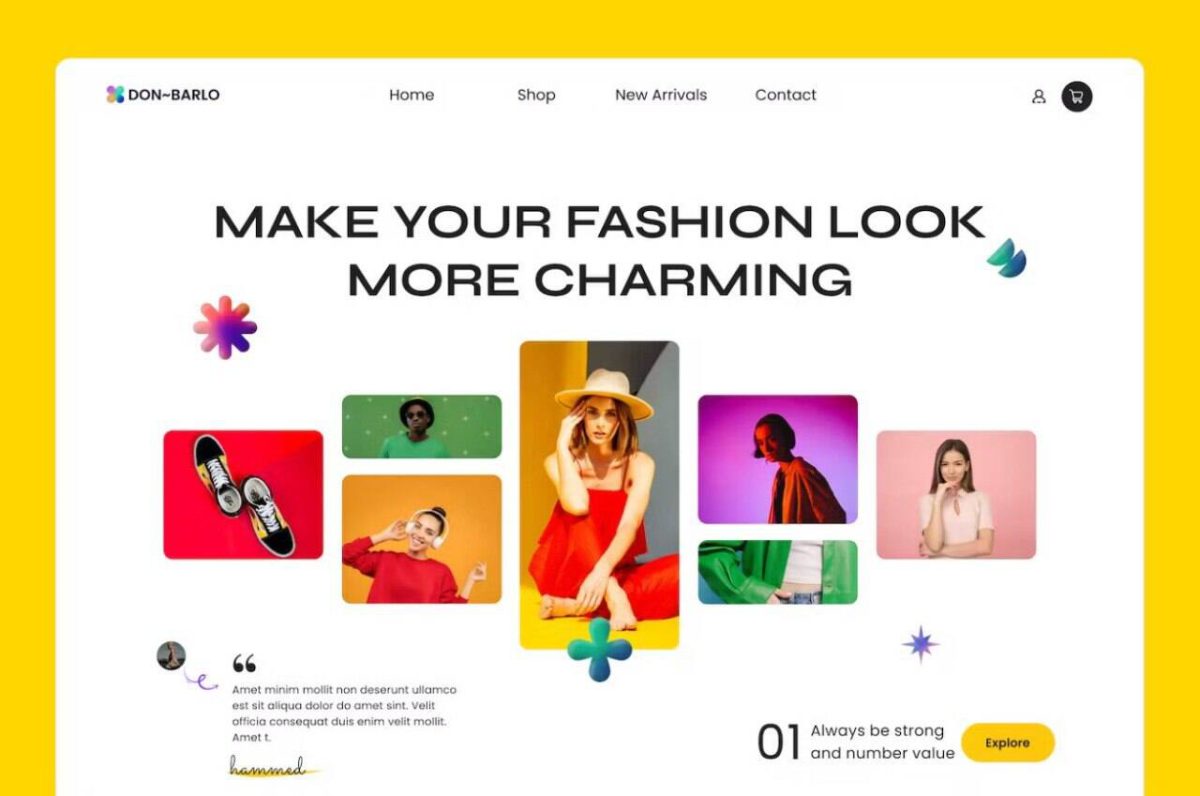 E-commerce Website Hero UI/UX Design for Figma - Image 1