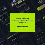 AI Foundaries – Elementor Template Kit for AI Developer Platform