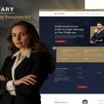 Advotary – Notary Public & Legal Services Elementor Template Kit