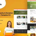 Anity: Elementor Template Kit for Charity & Donation Services