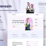 Beresin – Elementor Template Kit for Modern Cleaning Service Businesses