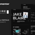 Blaire - Elementor Template Kit for Personal Portfolio