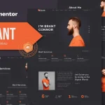 Brant: Elementor Template Kit for Creative Portfolios & Agencies