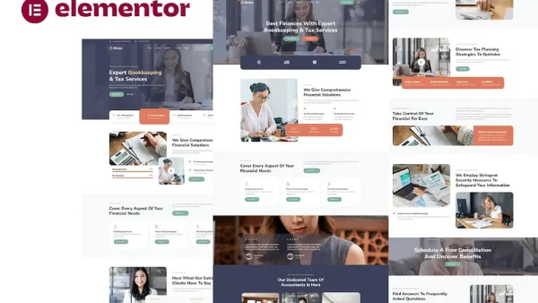 Butax – Elementor Template Kit for Tax Services & Financial Advisors