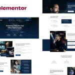 Cekal – Elementor Template Kit for Cyber Security & IT Services