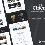 Cinemo - Elementor Template Kit for Movie Streaming Websites