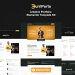 Curriporto: Elementor Template Kit for Creative Portfolios