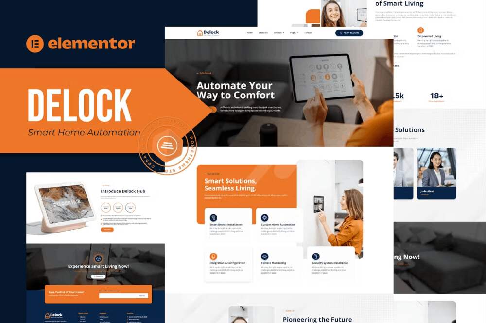 delockcover delock - smart home automation template kit - image 1